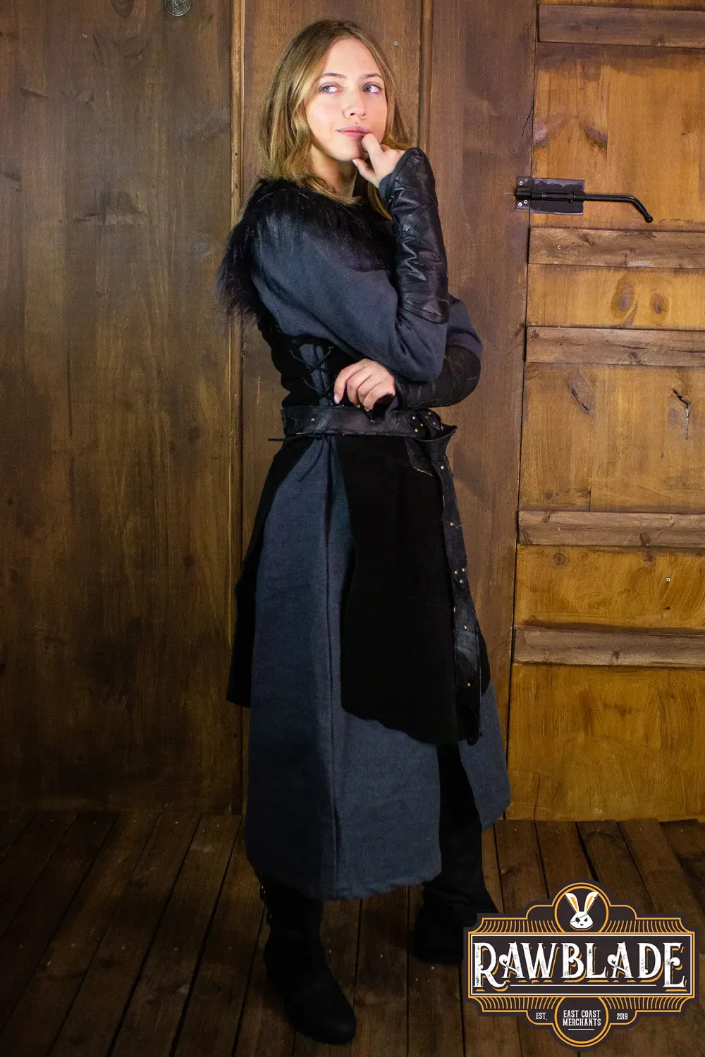 Raven Woman Leather Jerkin - Image 4
