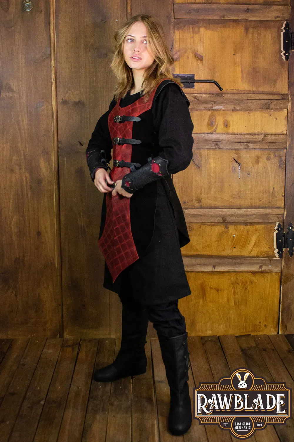 Highland Long Leather Jerkin - Image 10
