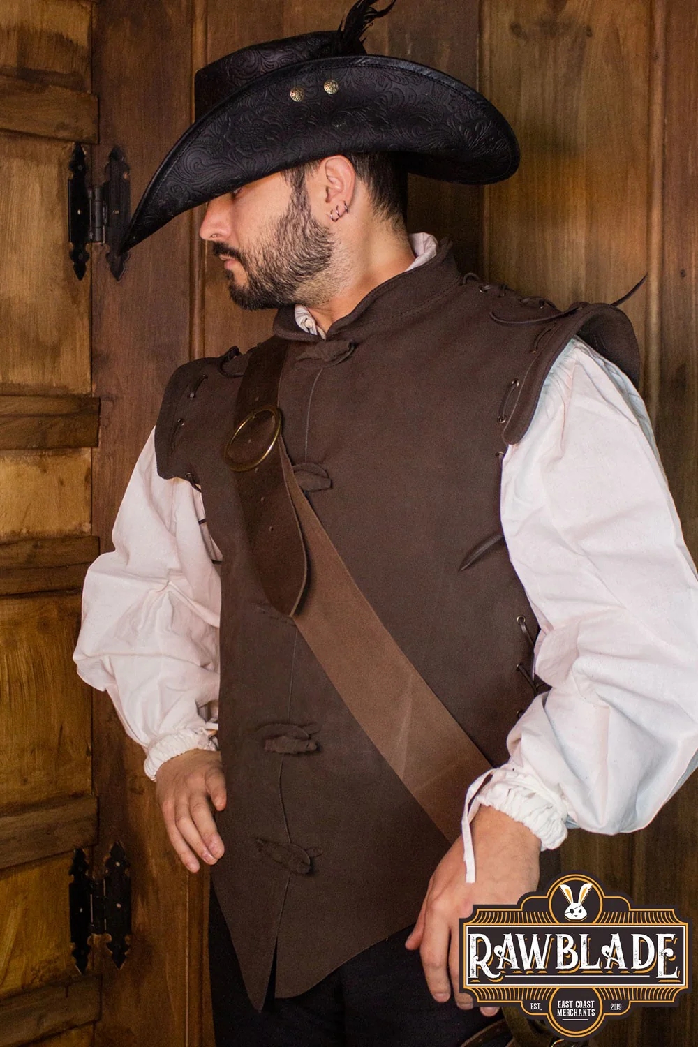 Diego Splitleather Jerkin - Image 2
