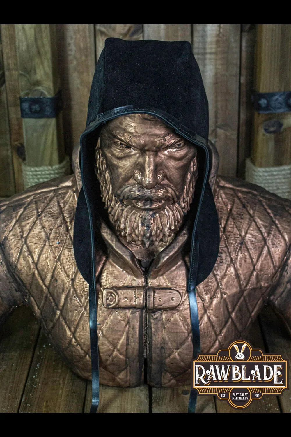 Rouland Split Leather Coif - Image 6