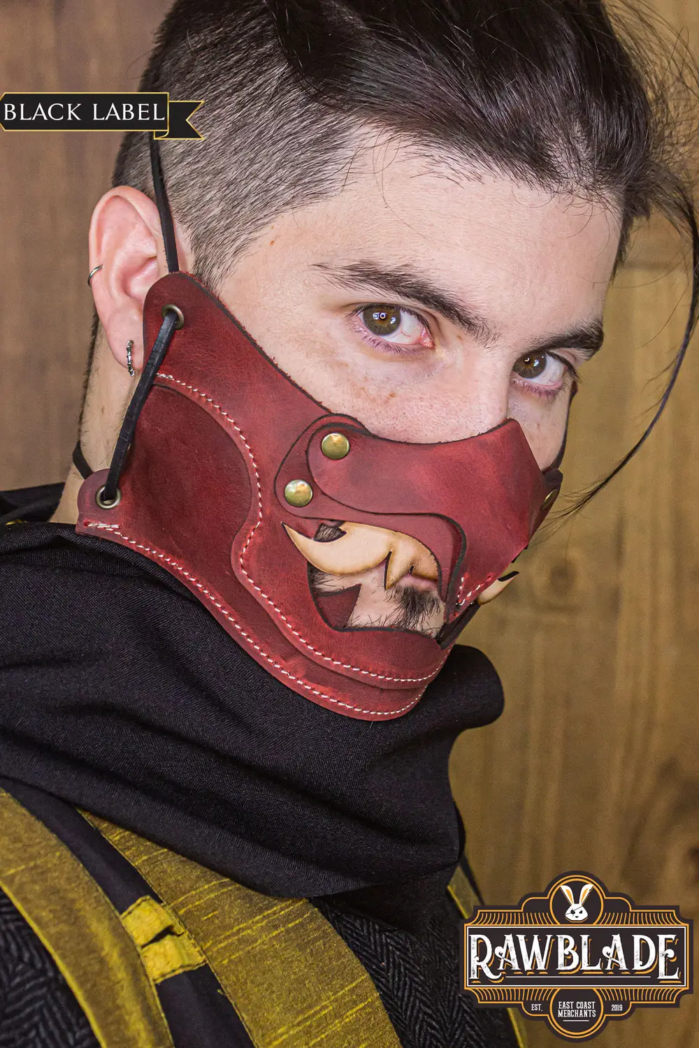 Leather Mempo Matsu - Image 3