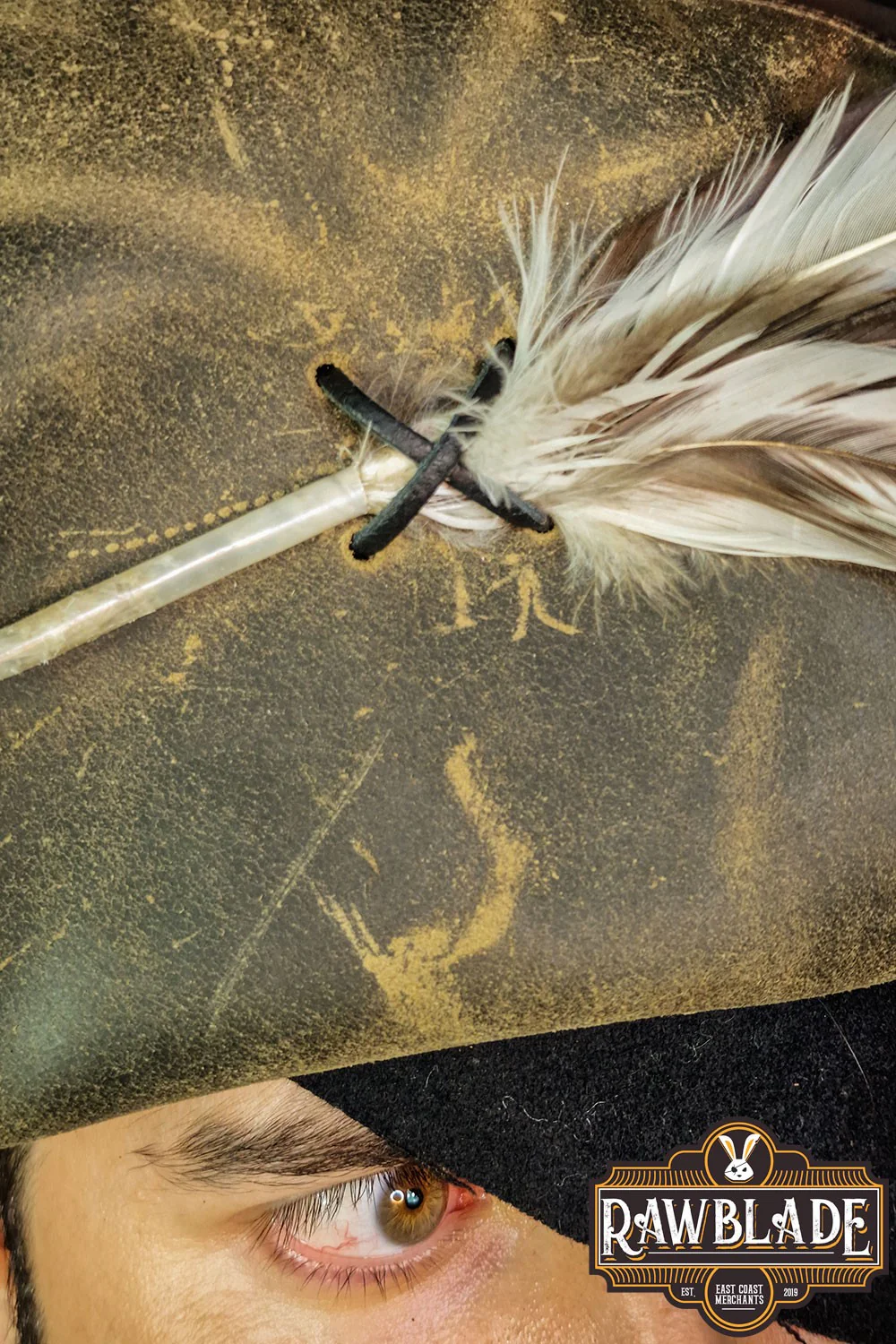 Captain Teague Hat with Feathers - Image 8