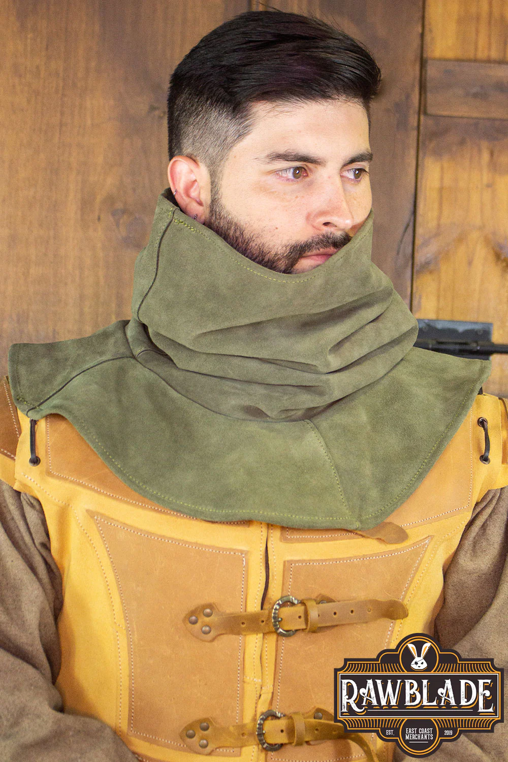 Morgan Splitleather Tube Gugel - Image 11