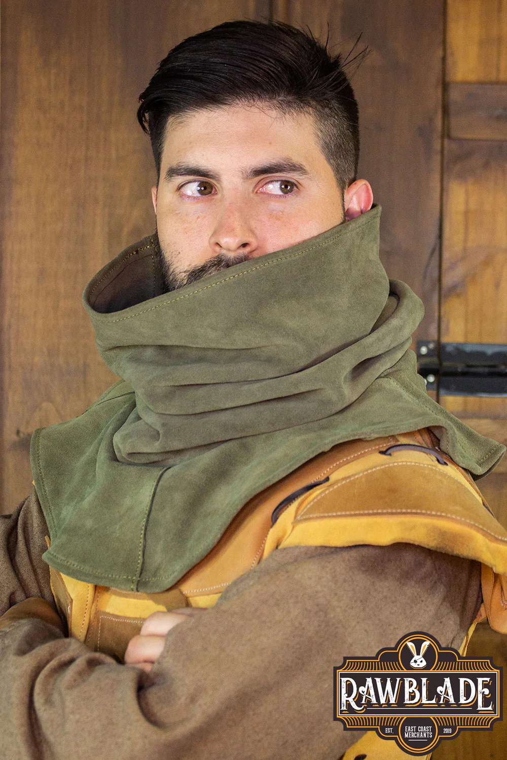 Morgan Splitleather Tube Gugel - Image 8